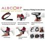 ALBCORP Reflective Therapy Dog Vest Harness, Woven Polyester & Nylon, Adjustable Service Animal Jacket, with 2 Hook and Loop Therapy Dog Removable Patches