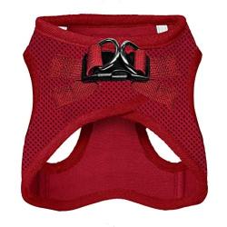 Best Pet Supplies Voyager Step-in Air Dog Harness - All Weather Mesh, Step in Vest Harness for Small and Medium Dogs, Red (Matching Trim), XS (Chest: 13-14.5'') (207-RDW-XS)