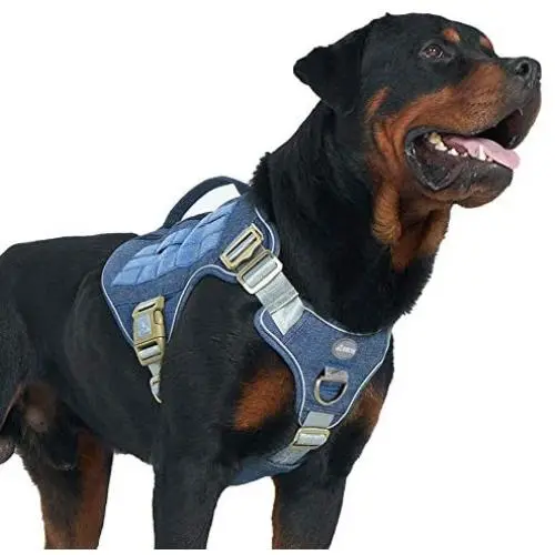 Auroth Tactical Dog Harness for Large Medium Small Dogs, Hidden Backpack,Nesting Buckles Reflective Adjustable Military Dog Harness Soft Service Dog Vest Auroth Tactical Dog Harness for Large Medium Small Dogs, Hidden Backpack,Nesting Buckles Reflective Adjustable Military Dog Harness Soft Service Dog Vest
