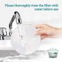 avbxcuecc Cat Fountain Filters Keeps Water Clear 6 Pack Activated Carbon Filter for Cat Flower Fountain Supplies