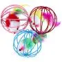 S-D-A 1Pc Cat Toys Hollow Ball Feather Mouse Toys for Cats Kitten Playing Funny Mice Mouse Toys Pet Animals Products S-D-A 1Pc Cat Toys Hollow Ball Feather Mouse Toys for Cats Kitten Playing Funny Mice Mouse Toys Pet Animals Products