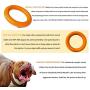 DLDER Ultra-Rubber Dog Toy Rings, 100% Safe & Non-Toxic, Tough Indestructible Dog chew Toy, Durable Interactive Ring for Aggressive Power Chewers,for Medium & Large Dogs - Ring