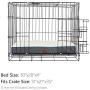 SunStyle Home Orthopedic Foam Dog Bed for Small, Medium, Large Dogs Up to 50/75/100lbs with Waterproof Removable Cover, Mattress Pet Mat Bed for Dogs & Cats - Orthopedic Egg Crate Foam Platform