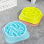 GrandEZ-Slow Feeder Dog Bowl - Fan Shape Reduces Speed of Eating with Great Health Benefits for Small, Medium and Large Dogs