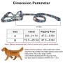 Step In Dog Harness,Adjustable Buckle Easy Walking Dog Harnesses Vest with Leash,Soft Padded Nylon Anti-Choke Front Control No Pull Pet Lead Set for Puppy,Small,Medium,Large Dogs,YELLOW GREEN S