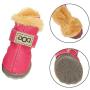 WINSOON Dog Australia Boots Pet Antiskid Shoes Winter Warm Skidproof Sneakers Paw Protectors 4-pcs Set