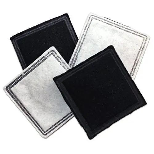 PetSafe Drinkwell Replacement Filter for Current Pet Fountains, Pack of 4, Organic Charcoal Carbon Filter for Cats and Dogs PetSafe Drinkwell Replacement Filter for Current Pet Fountains, Pack of 4, Organic Charcoal Carbon Filter for Cats and Dogs