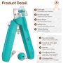 Pet Nail Clippers and Trimmer for Dogs Cats with LED Light and Safety Guard to Avoid Over-Cutting Nails, Professional Claws Trimmer Grooming Tool with Razor Sharp Blades for All Animal