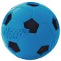 Nerf Dog Soccer Ball Dog Toy with Interactive Crunch, Lightweight, Durable and Water Resistant, 2.5 Inches, for Small/Medium/Large Breeds, Two Pack, Red and Blue
