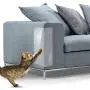 IN HAND Furniture Scratch Guards, 2PCS Clear Premium Flexible Vinyl Cat Couch Protector Guards with Pins for Protecting Your Upholstered Furniture, Cat Scratch Deterrent Pad IN HAND Furniture Scratch Guards, 2PCS Clear Premium Flexible Vinyl Cat Couch Protector Guards with Pins for Protecting Your Upholstered Furniture, Cat Scratch Deterrent Pad