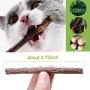 IETANG Cat Treat Chew Stick Toys,Sticks Organic Natural Plant Healthy Snacks Teeth Cleaning Bite Sticks, Kittens Cleaning Teeth Molar Tools, Cat Silvervine Sticks Value Set for Pets