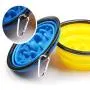 No/Brand 350ML/1000ML Folding Pets Slow Food Bowl,Silicone Pet Feeding Dish Toys Outdoor