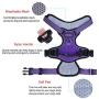 Hikiko Dog Harness and Leash Set,Adjustable Reflective Breathable Oxford Soft Vest Easy to Control Suitable Outdoor Walking for Small Medium and Large Dogs