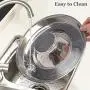 Podinor Stainless Steel Puppy Dog Bowls, Pets Puppies Feeding Food and Water Weaning Bowls Dishes Feeder Podinor Stainless Steel Puppy Dog Bowls, Pets Puppies Feeding Food and Water Weaning Bowls Dishes Feeder