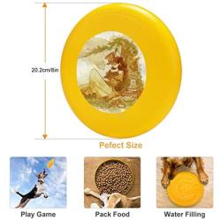Pet Frisbee Flying Disc Dog Toy - Multifunction Librarian Brian Kesinger