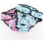 Comidox Premium Dog Diapers Female (Pack of 2) with Velcro Washable Reusable Sanitary Panties for Small to Large Dogs S Rabbit ?€損ink Rabbit -Blue