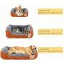 AsFrost Dog Bed Super Soft Pet Sofa Cats Bed,Non Slip Bottom Pet Lounger,Self Warming and Breathable Pet Bed Premium Bedding