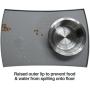 PetFusion Waterproof Pet Food Mat - (Multiple sizes for dogs & cats). FDA Grade Silicone [Superior Hygiene, Non-Toxic, Hypoallergenic, Multiple Sizes]