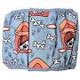 FDC Leak Proof Waterproof Diapers Dog Belly Band Male Wrap Washable Reusable Absorbent Pad Lined for Small Medium Large Pets Black (XXXL: Waist 20'' - 27'', Retro Licence)