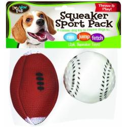 Bow Wow Sports Vinyl Toy, 2-Pack