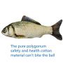 N-brand Cat Fish Toy Cat Peppermint cat Toy Imitation Fish Tickle cat Stick pet Plush Toy