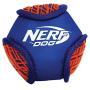 Nerf Dog Force Grip Hex Ball Dog Toy, Lightweight, Durable and Water Resistant, 6 Inches, for Medium/Large Breeds, Single Unit, Blue/Orange