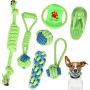 Dog Rope Toys Yooumoga 7Pcs Dog Toy for Small to Medium Dogs, Puppy, and Pets - as Aggressive Chewers for Dog Toys - Dog Training - Dog Teething Cleaning