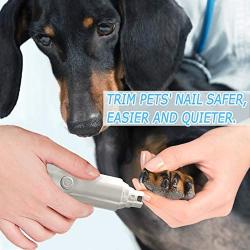Star Brand Pet Nail Grinder for Dogs and Cats, Paw Trimmer Clipper Gentle and Painless | Trimming, Shaping, Smoothing, Grooming for Small Medium Large Pet Portable Nail File | Diamond Bit Grinder Dog
