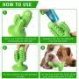 Barley Ears Dog Chew Toys，Durable Rubber Toys with Squeaker for Aggressive Chewers，Interactive Chase Toys to Training and Cleaning Teeth…