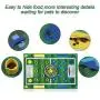 Zacro Dog Snuffle Mat - 25.6x39.4in Feeding Mat for Dogs, Dog Training Pad to Encourages Natural Foraging Skills and Release Stress Zacro Dog Snuffle Mat - 25.6x39.4in Feeding Mat for Dogs, Dog Training Pad to Encourages Natural Foraging Skills and Release Stress