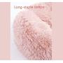 VIAGE Premium Shag Vegan Fur Soft Plush Donut Dog Bed, Soft and Warm Pet Bed for Dogs & Cats Indoor Snooze Sleeping Cozy Kennel (Donut Small 23, Pink Bed)