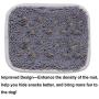 Pet Snuffle Mat for Dogs 21 x 17'', Interactive Dog Toys, Pet Snuffle Mat for Cats Dogs Bowl Travel Use, Alternative to Dog Bowls, Activity Fun Play Mat for Relieve Stress Restlessness Machine Washable