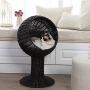 QTT Pet beds Cat House Willow Cat Basket Rattan Woven Cat Bed Cat Tower Two Tier Bed Basket House 70 X 44cm TTaN