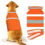 BSEEN Dog Reflective Vest High Visibility Safety with Adjustable Reflective Strips & Lightweight Comfortable Materials Keep Your Dog Safe While Walking & Hunting