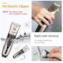 Decdeal Pet Shaver Hair Clippers Dog Grooming Electric Hair Clipper Low Noise Rechargeable Cordless Dog Cat Rabbit Hair Trimmer Cutter Kit