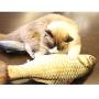 Krimo Interactive Toys Cat Catnip Toys Pet Fish Shape Cat Pillow Cat Toy Pet Toy Simulation Plush Doll Toys for for Cat Pet Kitties Baby Cat