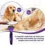 n/d Pet Dematting Comb with 2 Sided Professional Undercoat Rake for Cats & Dogs – Safe Grooming Rake Tool for Easy Mats & Tangles Removing n/d Pet Dematting Comb with 2 Sided Professional Undercoat Rake for Cats & Dogs – Safe Grooming Rake Tool for Easy Mats & Tangles Removing