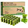 ECO-CLEAN Dog Poop Bags, 24 Rolls/360 Bags with Dispenser, Dog Waste Bags, Unscented, Leak-Proof, Easy Tear-Off