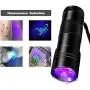 UV Flashlight Black light UV Lights,12 LED 395 nm Ultraviolet Flashlight Perfect Detector For Dog/Cat/Pet Urine,Pet Stains or Bed Bugs,Hunting Scorpions,Dry Stains,Matching with Pet Odor Eliminator