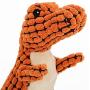 LXLP Pet Squeak Toys,Dinos with Chew Guard Technology Tough Plush Dog Toys