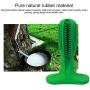 Dongdexiu Pets Products Pet Toothbrush Vocal Cleaning Teeth Molar Rod Dog Toy Supplies, Size: 18x13.5x5.5cm (Green) Small Animals Supplies
