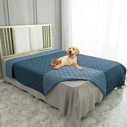 Ameritex Waterproof Dog Bed Cover Pet Blanket for Furniture Bed Couch Sofa Reversible Ameritex Waterproof Dog Bed Cover Pet Blanket for Furniture Bed Couch Sofa Reversible