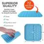 KILIN Dog Lick Mat, Pet Slow Treat Dispensing Mat,Fun Alternative to Slow Feeder Dog Bowls,Calming Mat for Dog Anxiety Relief, Dog Lick Pad with Suction Perfect for Bathing,Grooming,and Training. KILIN Dog Lick Mat, Pet Slow Treat Dispensing Mat,Fun Alternative to Slow Feeder Dog Bowls,Calming Mat for Dog Anxiety Relief, Dog Lick Pad with Suction Perfect for Bathing,Grooming,and Training.