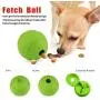 Idepet Dog Toy Ball, Nontoxic Bite Resistant Toy Ball for Pet Dogs Puppy Cat, Dog Pet Food Treat Feeder Chew Tooth Cleaning Ball Exercise Game IQ Training Ball