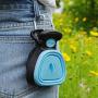 DOGOPAL Pooper Scooper, Portable Poop Scoop for Dog and Cat Waste Pick-up, Expandable Waste Compartment with Squeezable Handle (L, Blue)