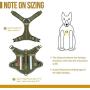 OneTigris Tactical Dog Harness and Collar Set, No Pulling Adjustable Pet Harness Reflective K9 Training Vest Military Service Dog Harness Easy Control for Medium Large Dogs(Ranger Green,M)