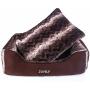 JOYELF Dog Bed with Washable Cover Ultra Soft Dog Sofa & Warming Pet Bed for Cats or Dogs with Rectangle Breathable Soft Cotton and Squeaker Toys as Gift