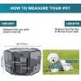 Petsfit Dog Playpen/Pet Playpen,Removable Zipper Top and Bottom, Foldable Exercise Pen, Outdoor Play Yard Use Petsfit Dog Playpen/Pet Playpen,Removable Zipper Top and Bottom, Foldable Exercise Pen, Outdoor Play Yard Use