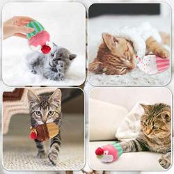 CiyvoLyeen 3 PCS Cupcake Catnip Toy Cupcake Cat Toys Cute Kitten Toys Interactive Toy Set Cat Chew Toys Pet Supplies Cat Chew Bite Supplies Gift for Cat Lovers