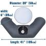Lepawit 2-in-1 Cat Tunnel Tube 3-Way Feline Tunnel with Removable Mat Cushion Cat Bed Collapsible Crinkle Inside Cat Maze Toys with Hanging Ball for Indoor Cats Kittens